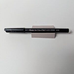 Pentel for Film PM2 Overhead Black Marker